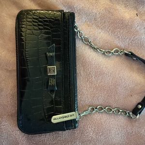 Little black purse. Date nite, out and about, doing errands.